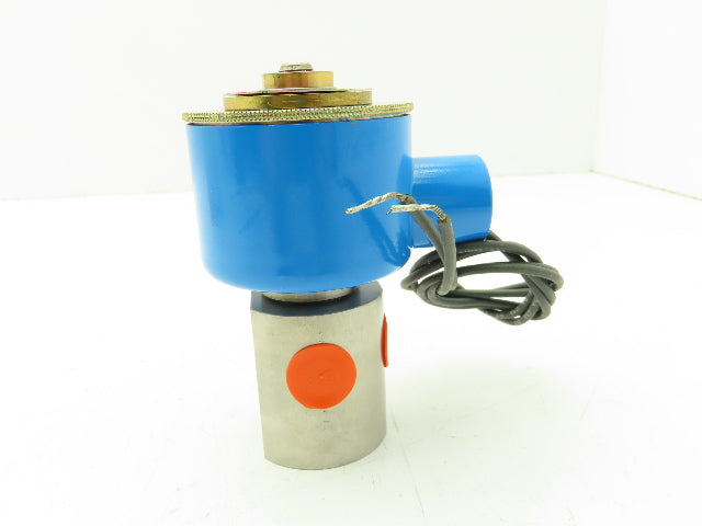 Honeywell Skinner 714X5D6B Solenoid Valve 3-Way NC 120VDC 150 PSI 1/4" NPT