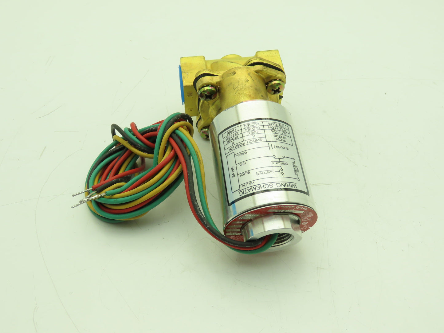 Skinner XLG2R330 Gas Solenoid Valve 2-Way NC 120V 50 PSI 3/4" NPT Low Full Flow