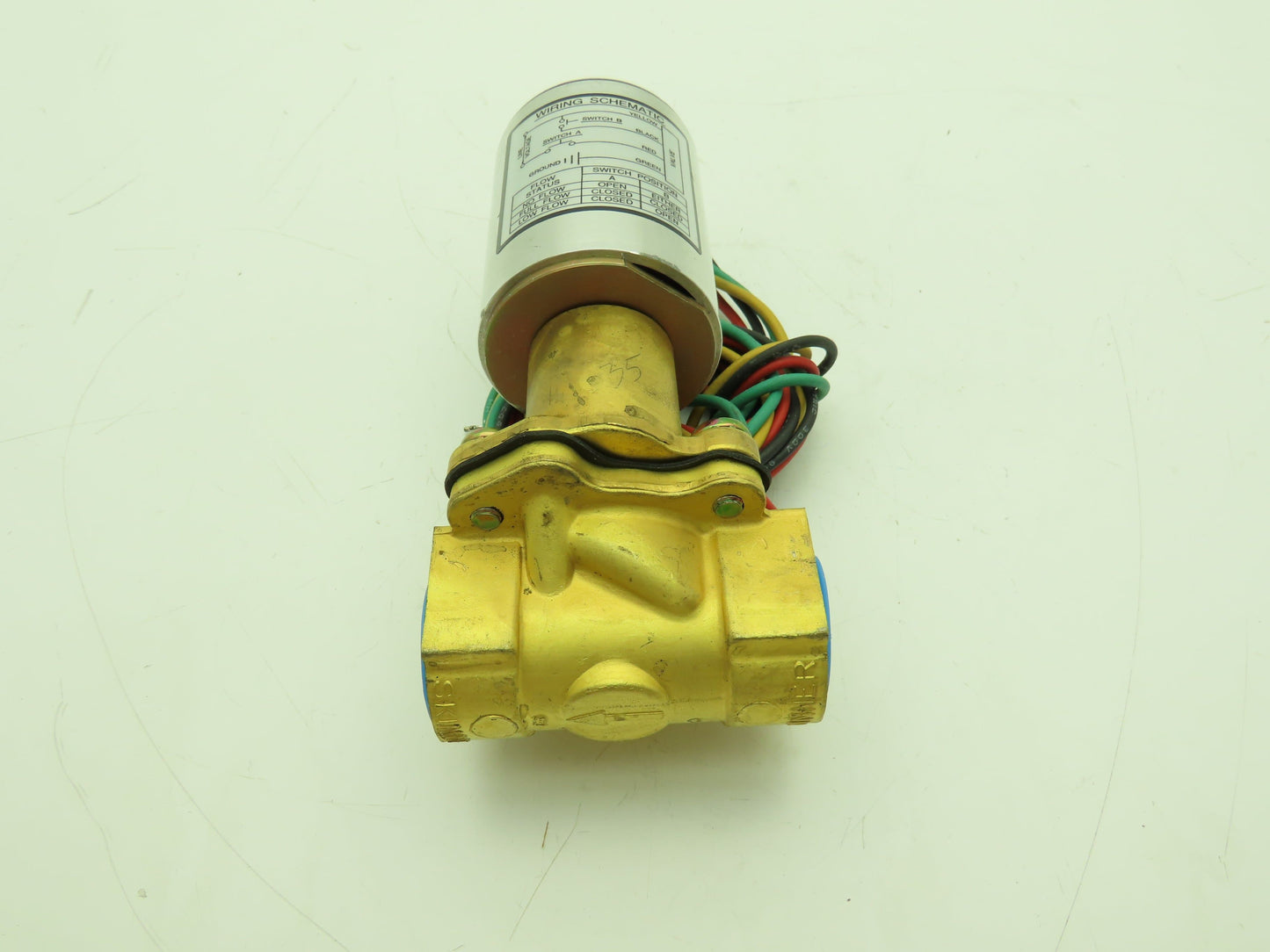 Skinner XLG2R330 Gas Solenoid Valve 2-Way NC 120V 50 PSI 3/4" NPT Low Full Flow