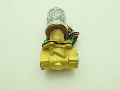 Skinner XLG2R330 Gas Solenoid Valve 2-Way NC 120V 50 PSI 3/4" NPT Low Full Flow