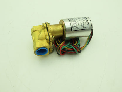 Skinner XLG2R330 Gas Solenoid Valve 2-Way NC 120V 50 PSI 3/4" NPT Low Full Flow