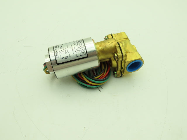 Skinner XLG2R330 Gas Solenoid Valve 2-Way NC 120V 50 PSI 3/4" NPT Low Full Flow