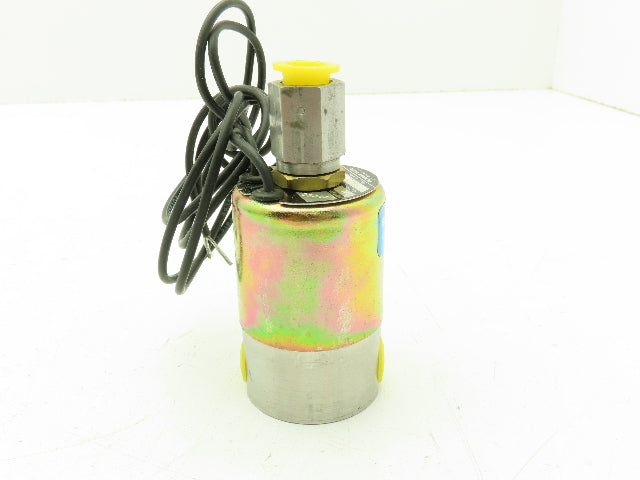 Honeywell Skinner V5L56030 Solenoid Valve 3-Way NO 120VDC 75 PSI 1/4 1/8" NPT
