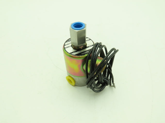 Honeywell Skinner V5D36380 Solenoid Valve 3-Way NC 120V 100 PSI 1/4" NPT