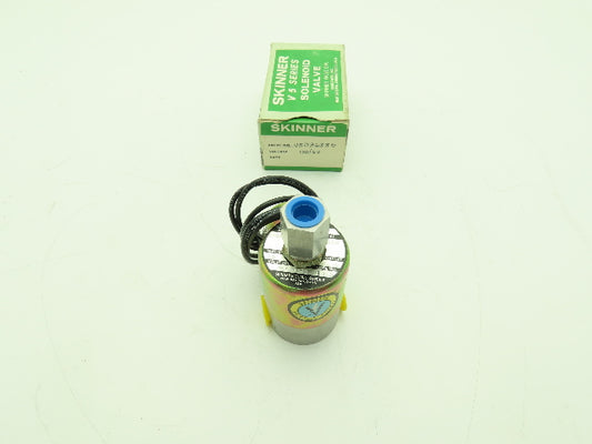 Honeywell Skinner V5D36380 Solenoid Valve 3-Way NC 120V 100 PSI 1/4" NPT