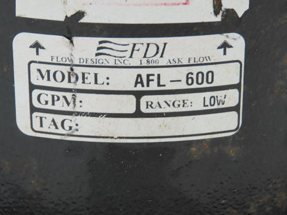 FDI Flow Design AFL-600 Balancing Valve 6" Flanged #150 w/ Butterfly Shutoff