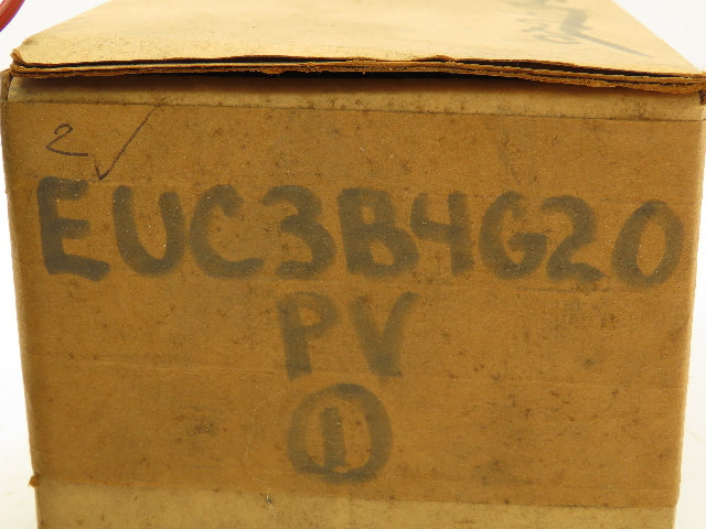 Plast-o-matic EUC3B4G20 Solenoid Valve 2-Way NC 120V 120 PSI 3/8" NPT