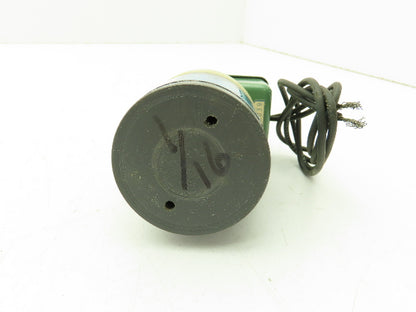 Plast-o-matic EUC2B2G6 Solenoid Valve 2-Way NC 120V 140 PSI 1/4" NPT