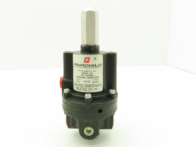 Fairchild 15262T Air Loaded Pressure Regulator 1:1 Ratio Model 15 150PSI