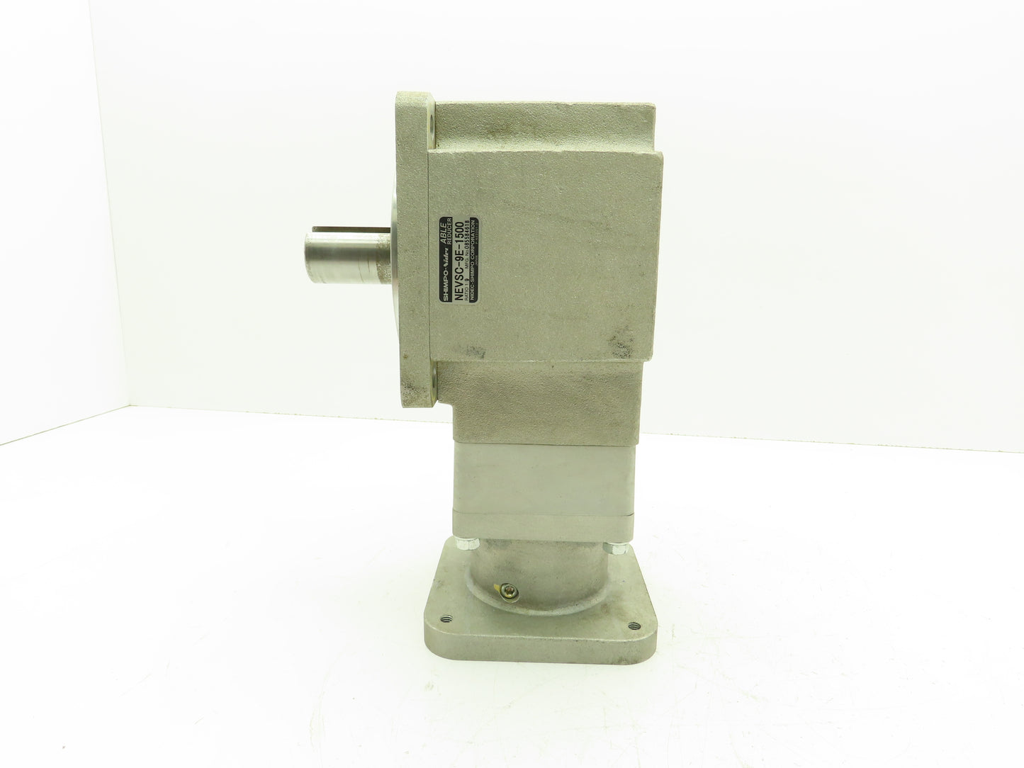 Nidec-Shimpo NEVSC-9E-1500 Servo Right Angle Able Reducer Gearbox 1:9 Ratio 9:1
