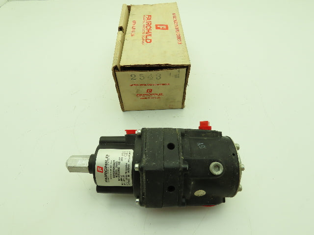 Fairchild 2543 Pneumatic Air Governaire Model 2500 Reversing Relay 60PSI 3/8"NPT