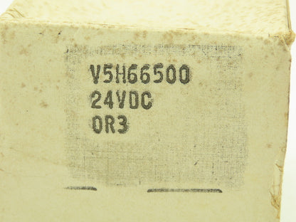 Honeywell Skinner V5H66500 Solenoid Valve 2-Way NO 24VDC 500 PSI 1/4" NPT