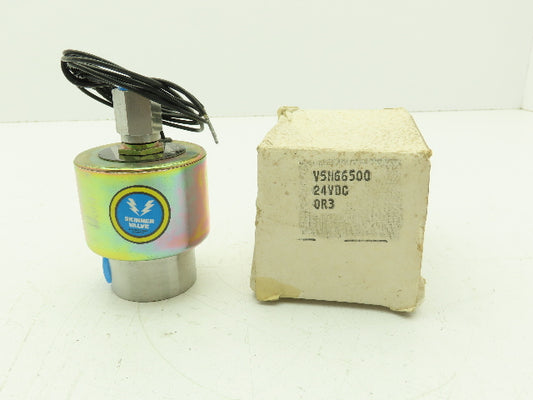 Honeywell Skinner V5H66500 Solenoid Valve 2-Way NO 24VDC 500 PSI 1/4" NPT