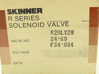 Honeywell Skinner R2HLX28 Solenoid Valve 2-Way NC 24VAC 60HZ 1250 PSI 1/4" NPT
