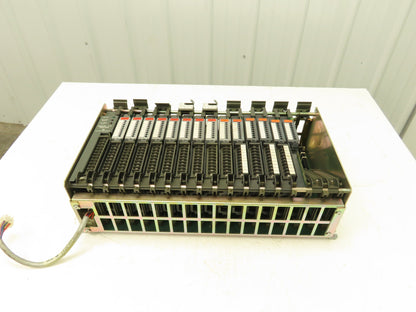 Allen Bradley 1771-A4B  16-Slot PLC Chassis Rack Remote Adapter I/O Modules 120V