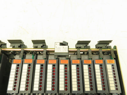 Allen Bradley 1771-A4B 16-Slot PLC Chassis Rack Remote I/O Adapter Output Module
