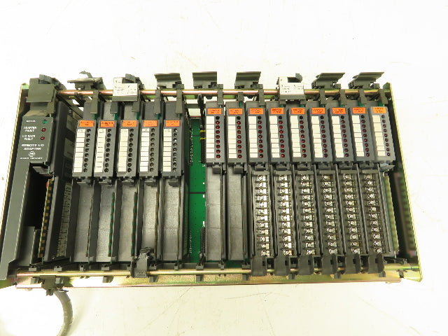 Allen Bradley 1771-A4B 16-Slot PLC Chassis Rack Remote I/O Adapter Output Module