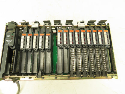 Allen Bradley 1771-A4B 16-Slot PLC Chassis Rack Remote I/O Adapter Output Module