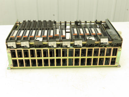 Allen Bradley 1771-A4B 16-Slot PLC Chassis Rack Remote I/O Adapter Output Module