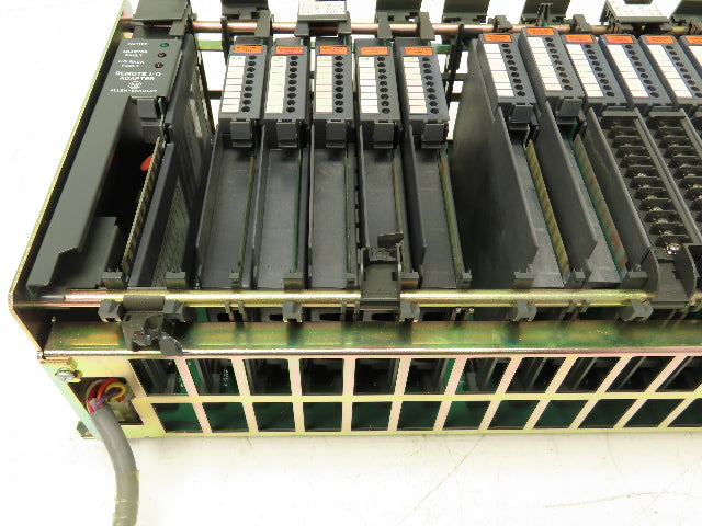 Allen Bradley 1771-A4B 16-Slot PLC Chassis Rack Remote I/O Adapter Output Module
