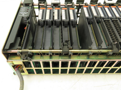 Allen Bradley 1771-A4B 16-Slot PLC Chassis Rack Remote I/O Adapter Output Module