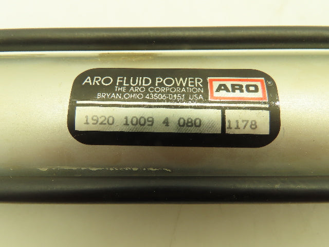 Aro 1920 1009 4 080 Pneumatic Air Cylinder 2" Bore 8" Stroke 7/16-20 Shaft