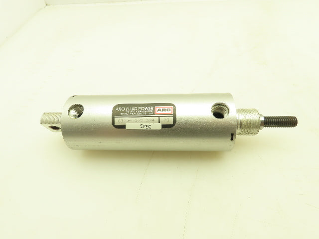 Aro 0320 1009 034 Pneumatic Air Cylinder 2" Bore 3.4" Stroke 7/16-14 Dual Mount