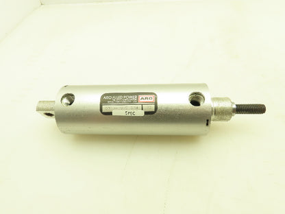 Aro 0320 1009 034 Pneumatic Air Cylinder 2" Bore 3.4" Stroke 7/16-14 Dual Mount