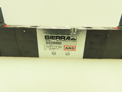 Aro Sierra S5DBMD Pneumatic Air Spool Valve 5/2 5 Port 2 Pos 1/16" NPT 24VDC