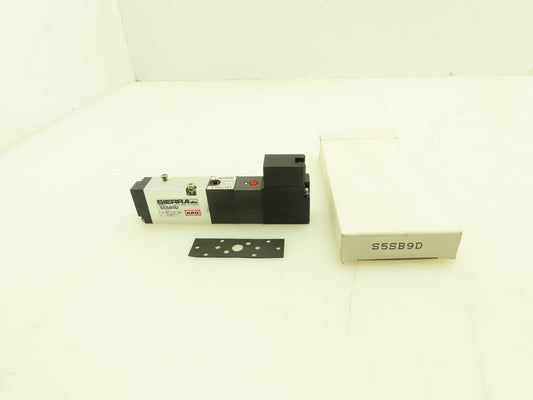 Aro Sierra S5SB9D Pneumatic Air Spool Valve 5/2 5 Port 2 Pos 1/16" NPT 24VDC