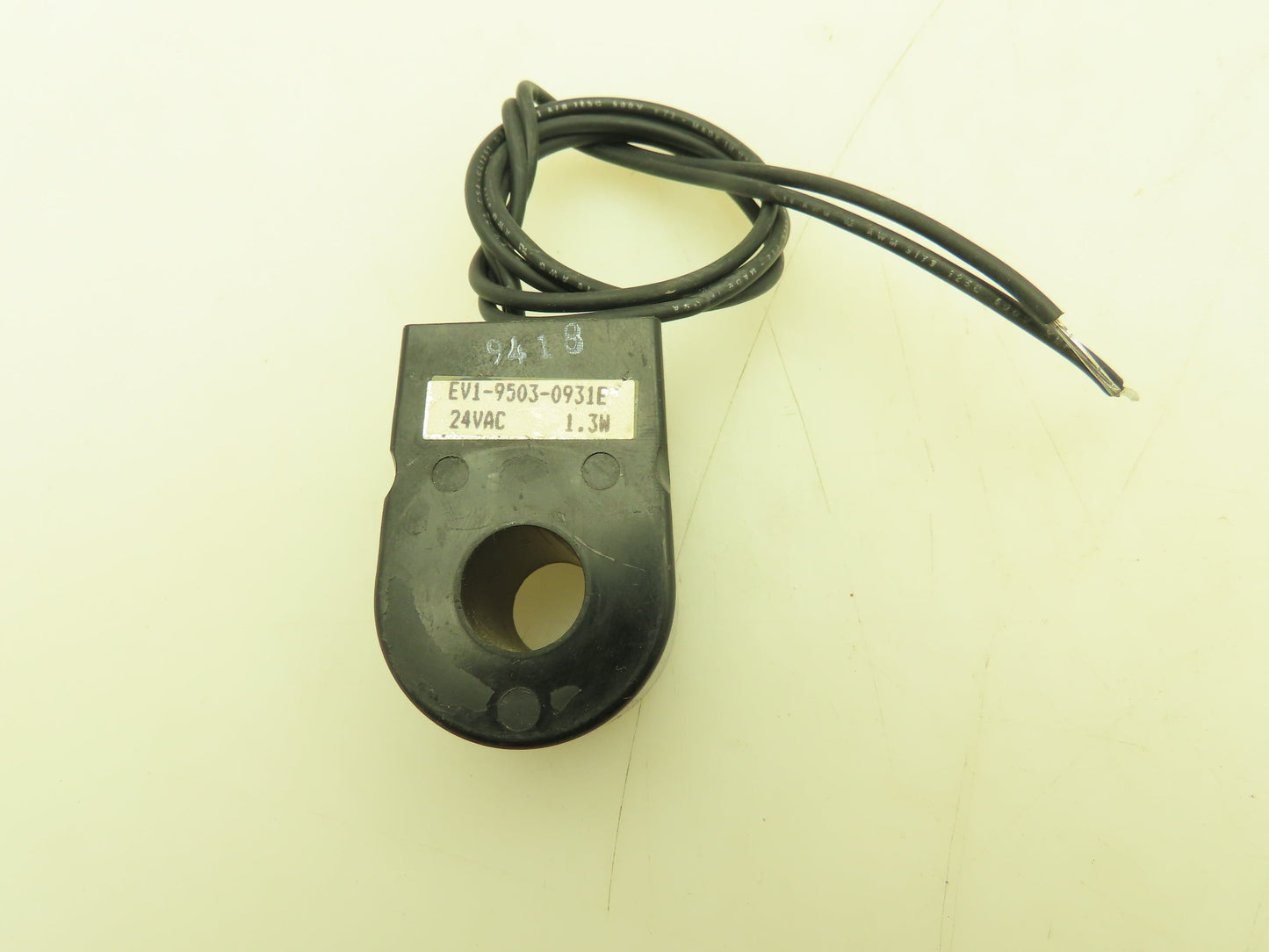 Honeywell Skinner EV1-9503-0931E Fluxtron Electronic Solenoid Coil 24VAC 1/2" ID