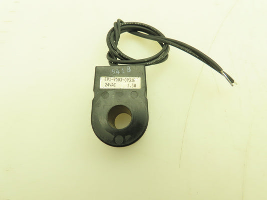 Honeywell Skinner EV1-9503-0931E Fluxtron Electronic Solenoid Coil 24VAC 1/2" ID