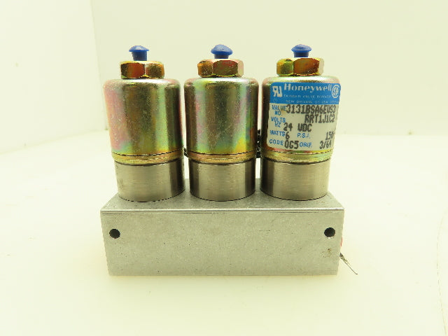 Honeywell Skinner 3131BSA6EVS3 Solenoid Valve Manifold 3-Way NC 150 PSI 24VDC