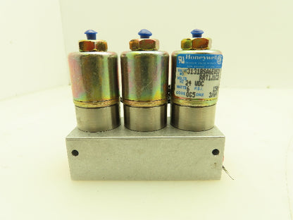 Honeywell Skinner 3131BSA6EVS3 Solenoid Valve Manifold 3-Way NC 150 PSI 24VDC
