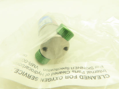 Honeywell Skinner B14RX30N Solenoid Valve 3-Way 24VDC 30 PSI 1/4" NPT Oxygen Use