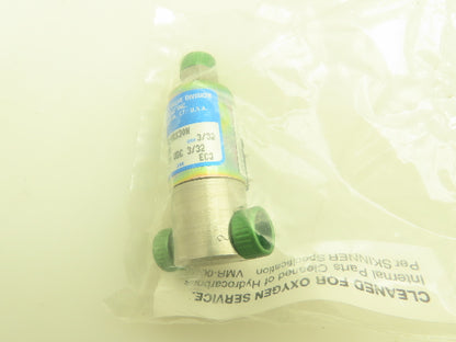 Honeywell Skinner B14RX30N Solenoid Valve 3-Way 24VDC 30 PSI 1/4" NPT Oxygen Use