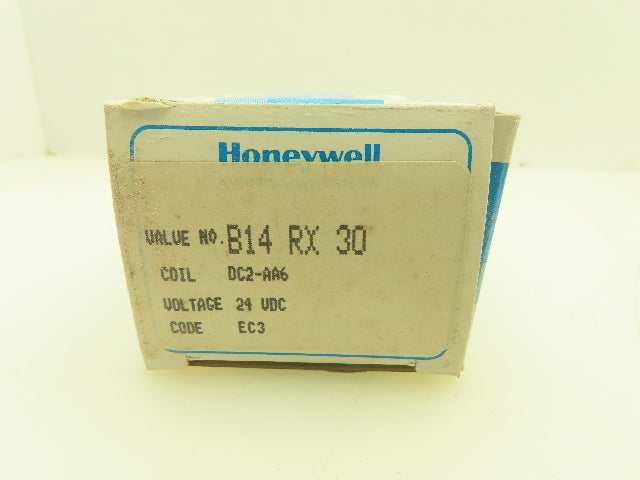 Honeywell Skinner B14RX30N Solenoid Valve 3-Way 24VDC 30 PSI 1/4" NPT Oxygen Use