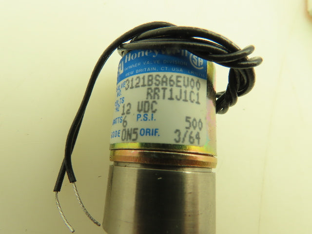 Honeywell Skinner 3121BSA6EV00 Solenoid Valve 2-Way 12VDC 500 PSI
