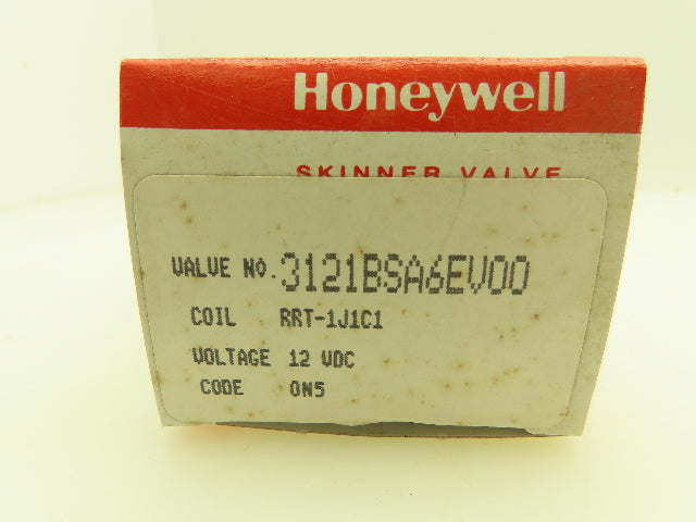 Honeywell Skinner 3121BSA6EV00 Solenoid Valve 2-Way 12VDC 500 PSI
