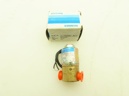 Honeywell Skinner 3138BBN1JN00 Brass Solenoid Valve 3-Way NO 24VAC 80 PSI 1/8NPT