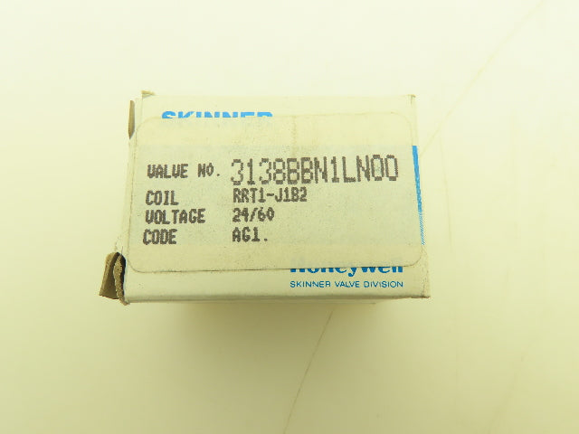 Honeywell Skinner 3138BBN1LN00 Solenoid Valve 3-Way NO 24VAC 60 PSI 1/8" NPT