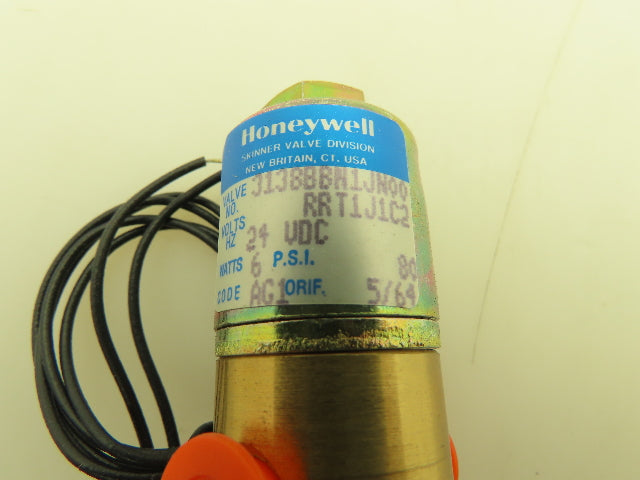 Honeywell Skinner 3138BBN1JN00 Solenoid Valve 3-Way NO 24VDC 80 PSI 1/8" NPT