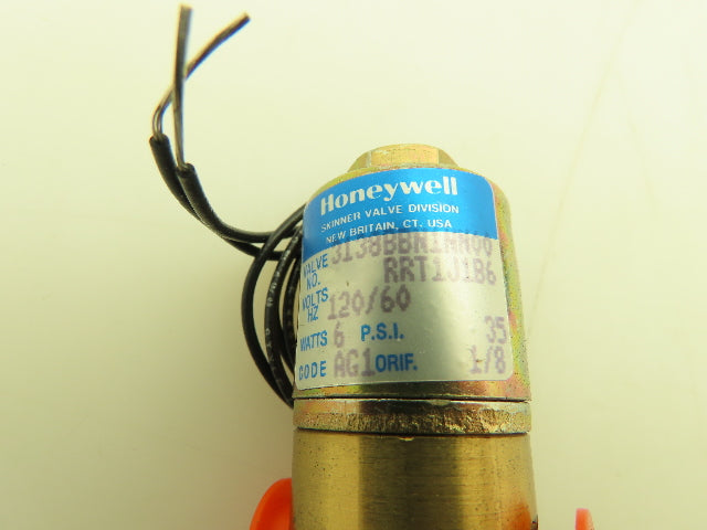 Honeywell Skinner 3138BBN1NN00 Solenoid Valve 3-Way NO 120V 35 PSI 1/8" NPT
