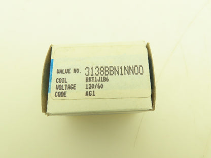 Honeywell Skinner 3138BBN1NN00 Solenoid Valve 3-Way NO 120V 35 PSI 1/8" NPT