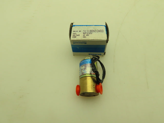 Honeywell Skinner 3131BBN1GN00 Solenoid Valve 3-Way NC 24VDC 100 PSI 1/8" NPT