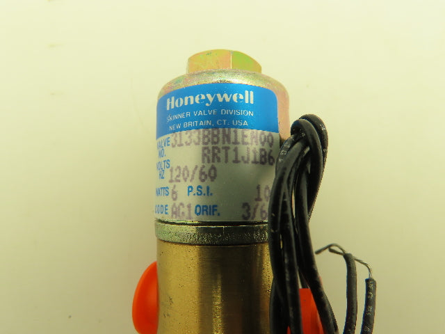 Honeywell Skinner 3133BBN1EN00 Solenoid Valve 3-Way NC 120VAC 100 PSI 1/8" NPT