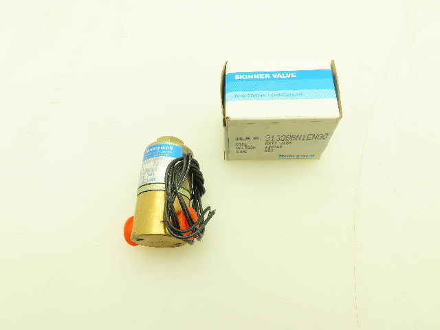 Honeywell Skinner 3133BBN1EN00 Solenoid Valve 3-Way NC 120VAC 100 PSI 1/8" NPT
