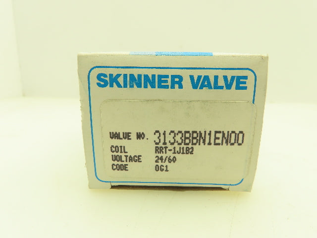Honeywell Skinner 3133BBN1EN00 Solenoid Valve 3-Way NC 24VAC 100 PSI 1/8" NPT