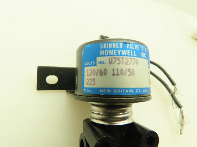Honeywell Skinner V75T2770 Solenoid Valve 2-Way NC 120VAC 225PSI 1/8NPT Lot of 4