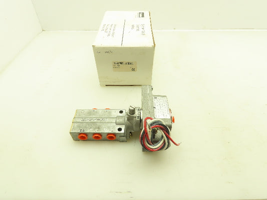 Parker Skinner XH935RRM2150 Solenoid Valve 5-Way 2 Pos 120V 150 PSI 1/4" NPT